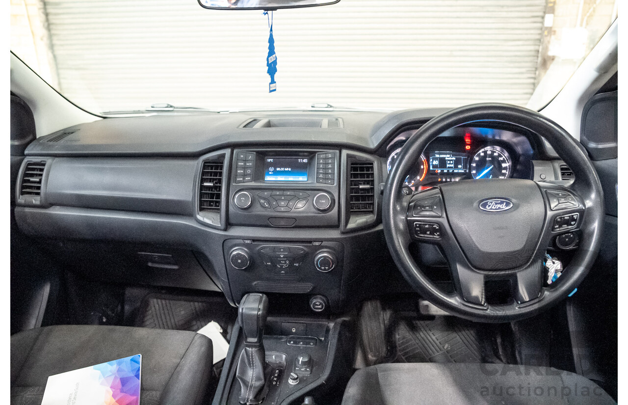 10/2018 Ford Ranger XL 2.2 (4x4) PX MKIII MY19 Double C/Chas White Turbo Diesel 2.2L
