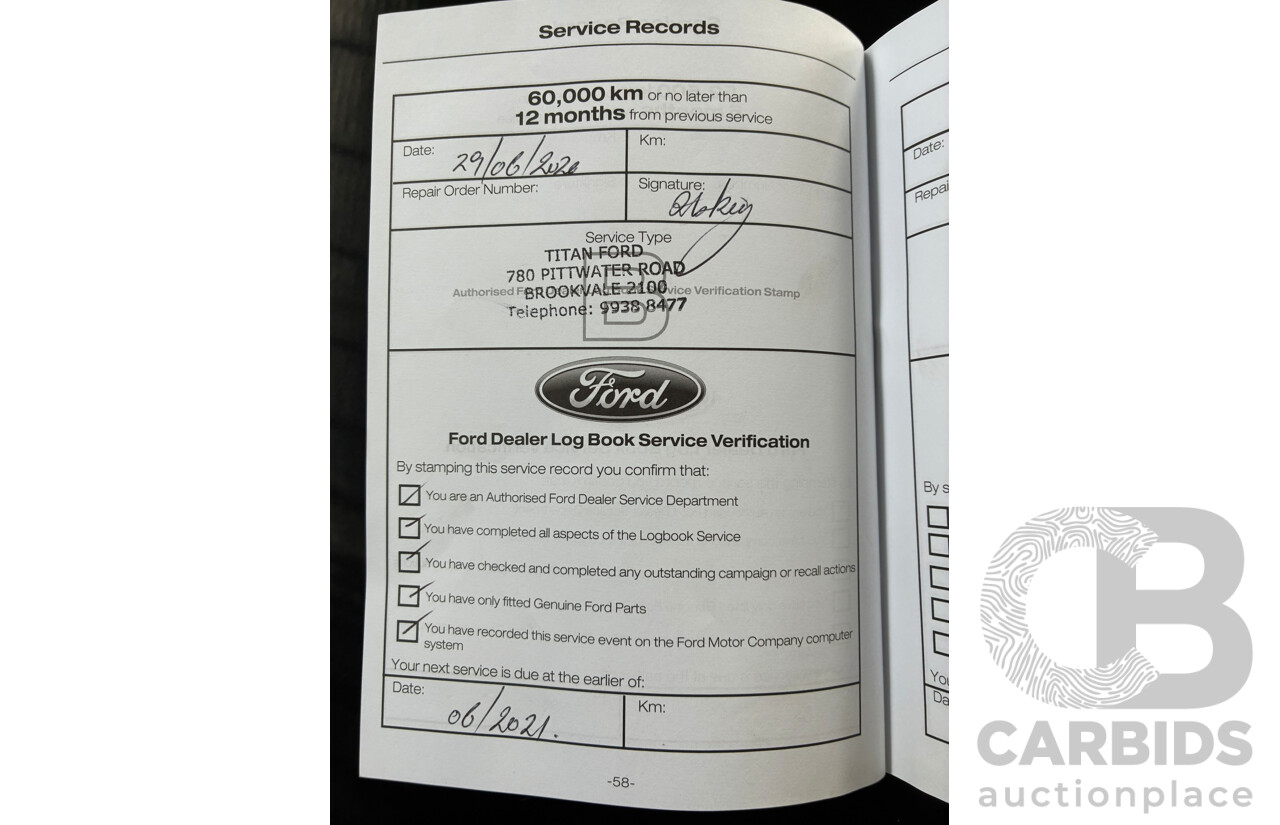 10/2018 Ford Ranger XL 2.2 (4x4) PX MKIII MY19 Double C/Chas White Turbo Diesel 2.2L