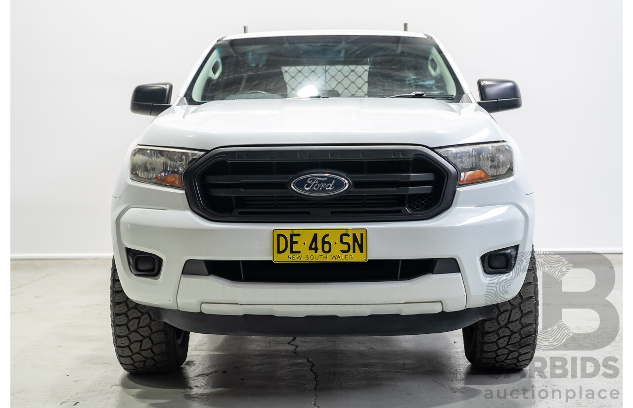 10/2018 Ford Ranger XL 2.2 (4x4) PX MKIII MY19 Double C/Chas White Turbo Diesel 2.2L