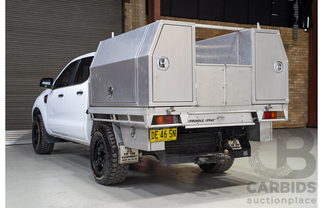 10/2018 Ford Ranger XL 2.2 (4x4) PX MKIII MY19 Double C/Chas White Turbo Diesel 2.2L