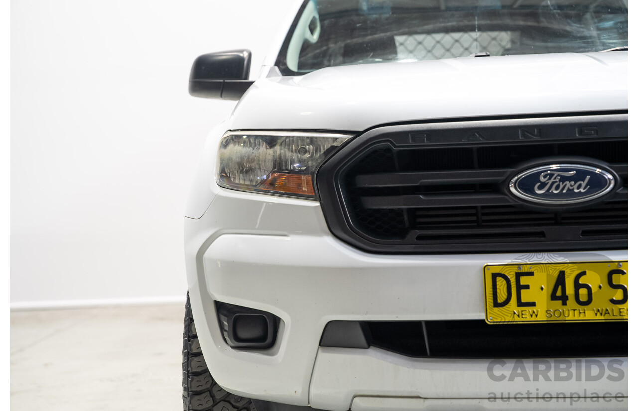 10/2018 Ford Ranger XL 2.2 (4x4) PX MKIII MY19 Double C/Chas White Turbo Diesel 2.2L