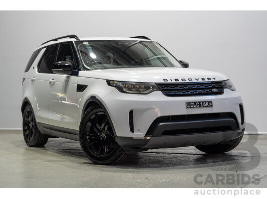 01/2018 Land Rover Discovery SD4 SE (4WD) MY18 4d Wagon Fuji White Turbo Diesel 2.0L - 7 Seater