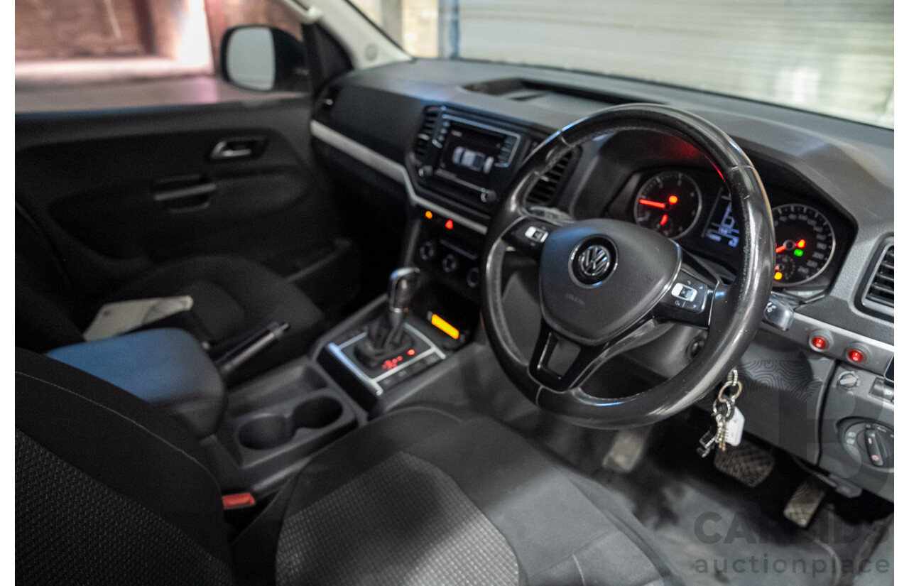 11/2017 Volkswagen Amarok TDI420 CORE PLUS (4x4) 2H MY18 Dual Cab Utility Candy White 2.0L