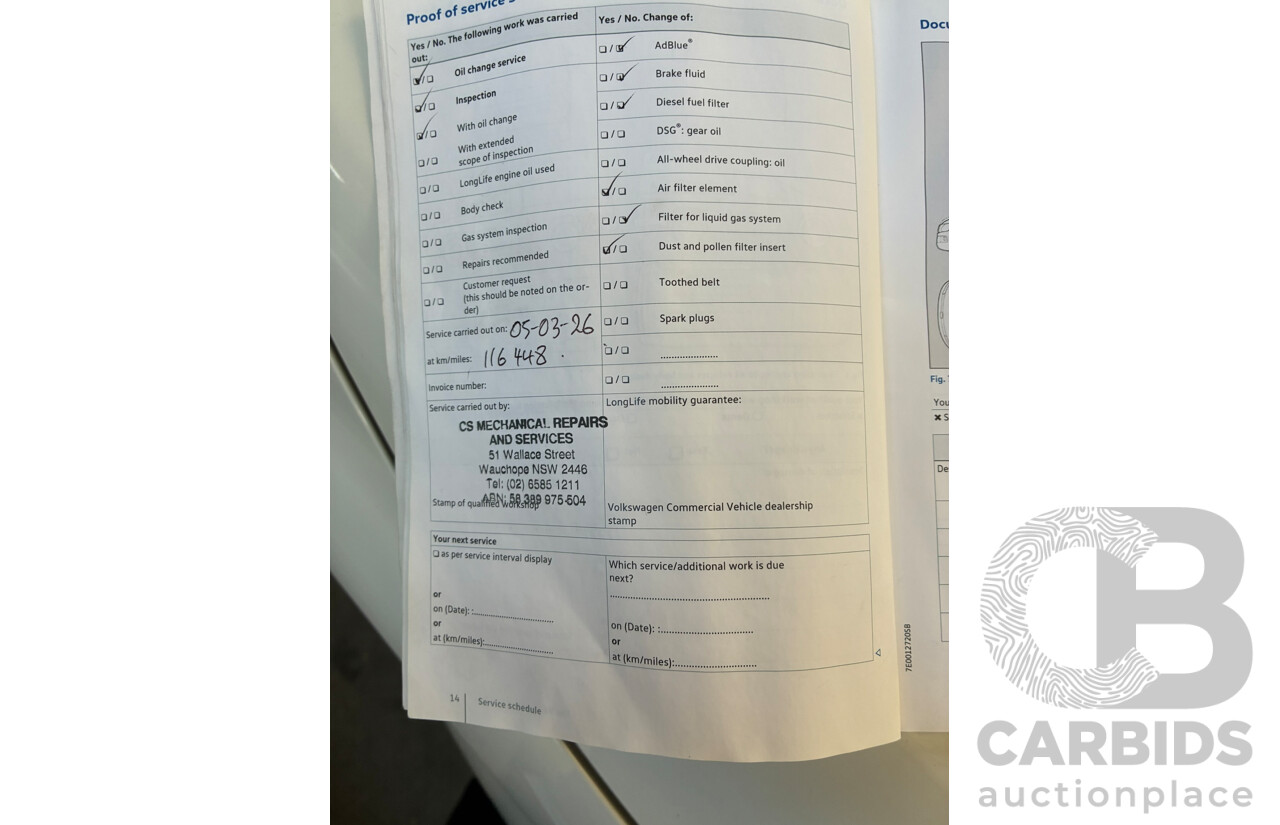 11/2017 Volkswagen Amarok TDI420 CORE PLUS (4x4) 2H MY18 Dual Cab Utility Candy White 2.0L