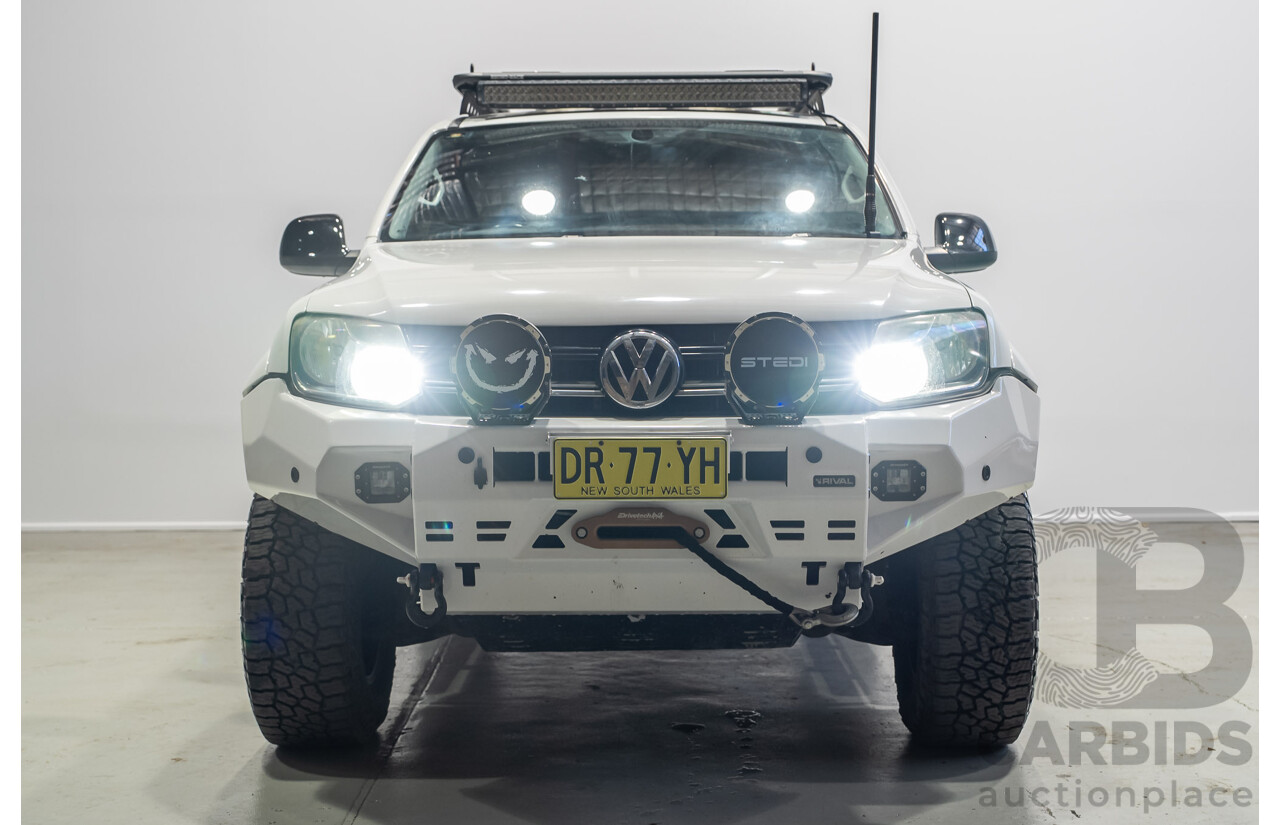 11/2017 Volkswagen Amarok TDI420 CORE PLUS (4x4) 2H MY18 Dual Cab Utility Candy White 2.0L