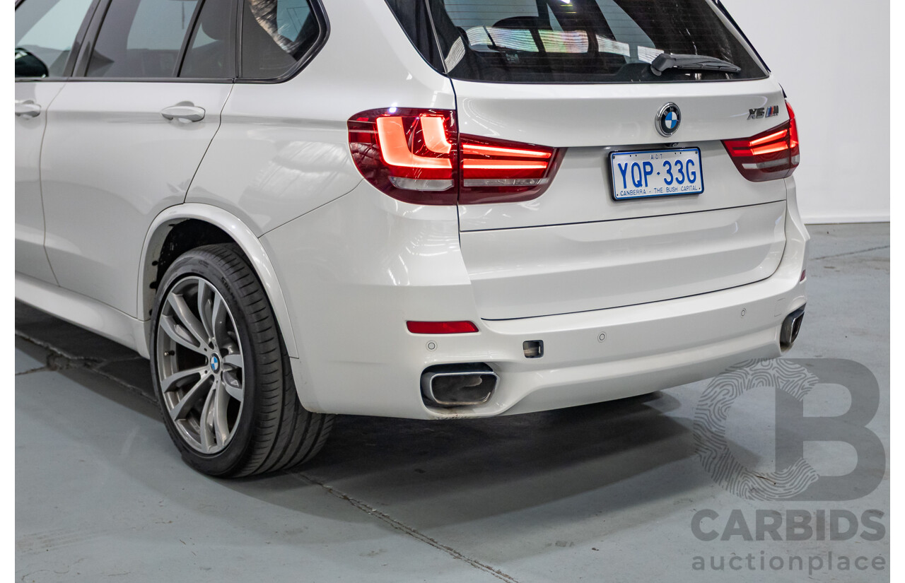 11/2013 BMW X5 xDrive30d M Sport (AWD) F15 4d Wagon Mineral White Metallic Turbo Diesel 3.0L