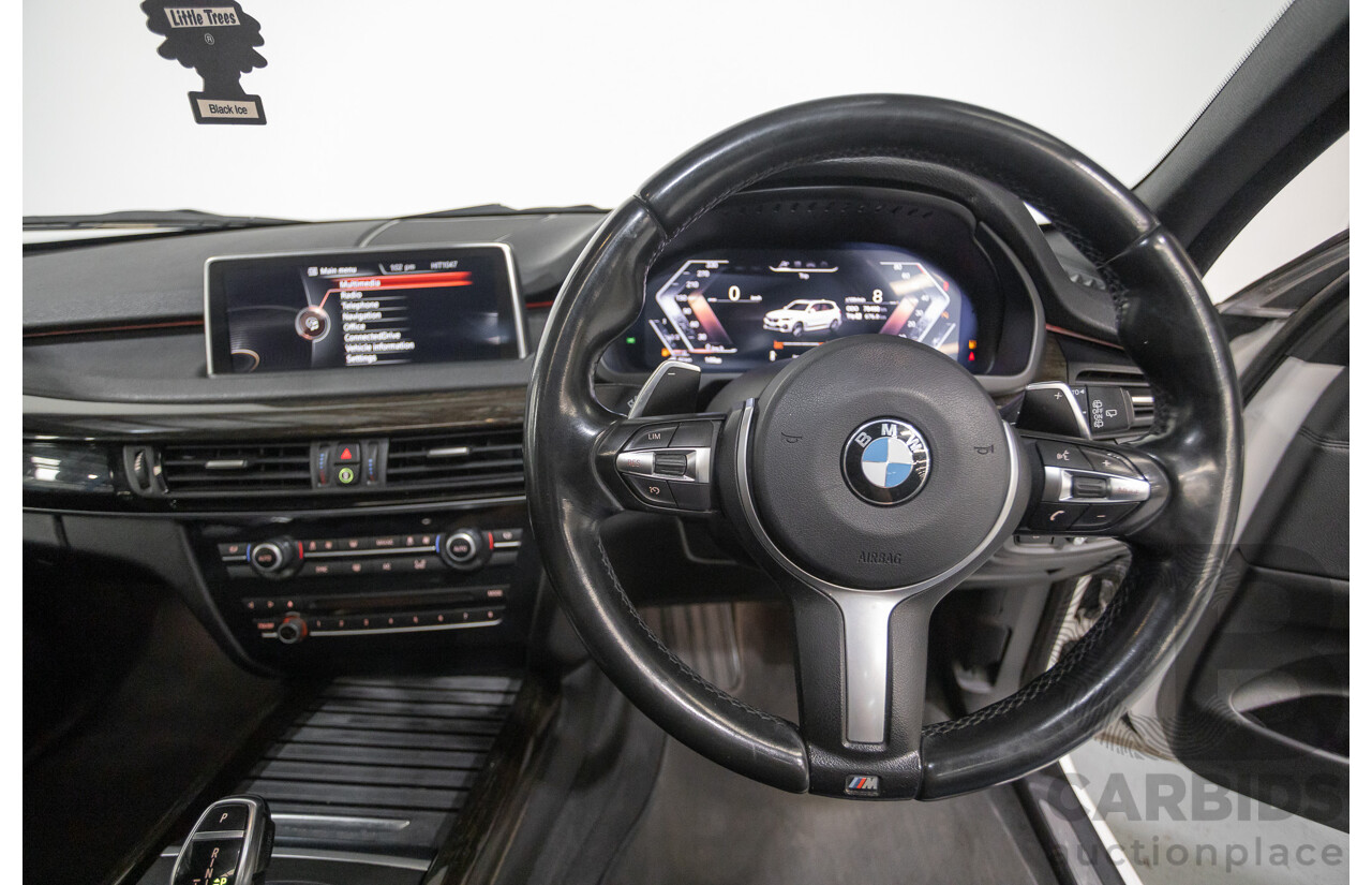 11/2013 BMW X5 xDrive30d M Sport (AWD) F15 4d Wagon Mineral White Metallic Turbo Diesel 3.0L
