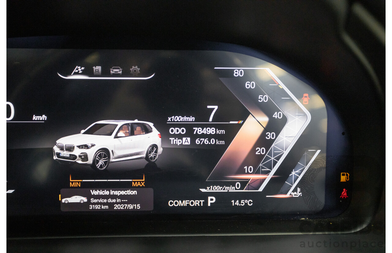 11/2013 BMW X5 xDrive30d M Sport (AWD) F15 4d Wagon Mineral White Metallic Turbo Diesel 3.0L