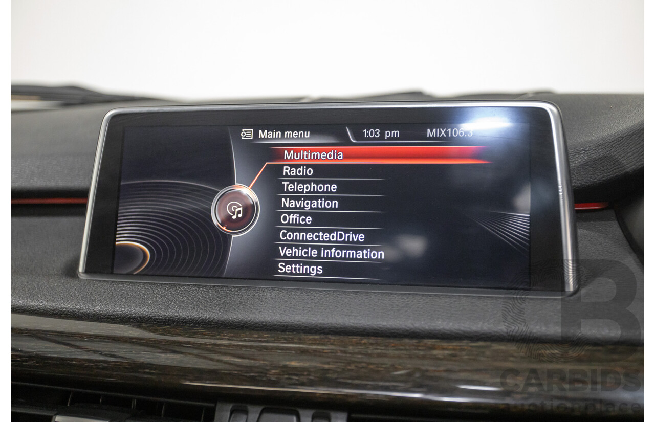 11/2013 BMW X5 xDrive30d M Sport (AWD) F15 4d Wagon Mineral White Metallic Turbo Diesel 3.0L
