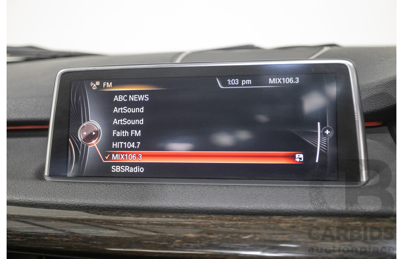 11/2013 BMW X5 xDrive30d M Sport (AWD) F15 4d Wagon Mineral White Metallic Turbo Diesel 3.0L