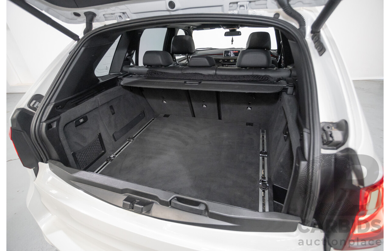 11/2013 BMW X5 xDrive30d M Sport (AWD) F15 4d Wagon Mineral White Metallic Turbo Diesel 3.0L
