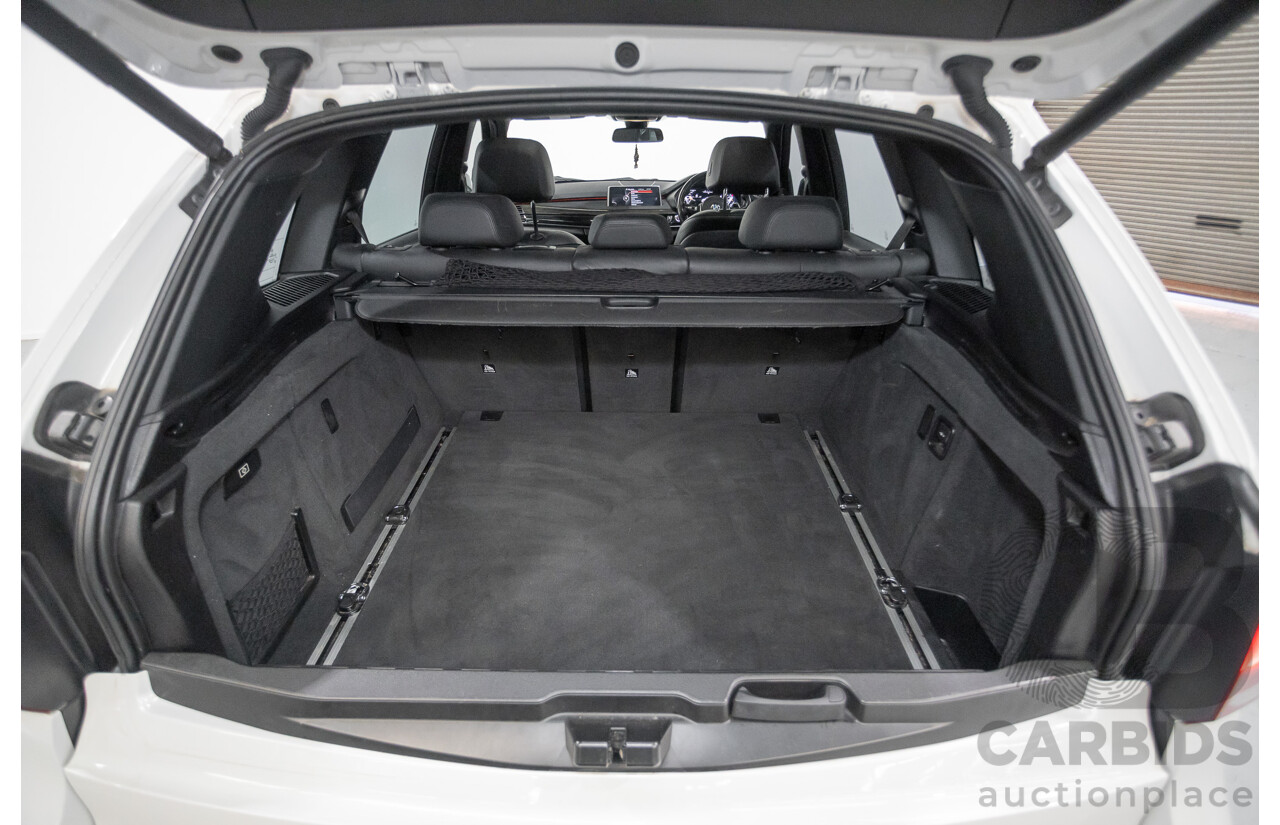 11/2013 BMW X5 xDrive30d M Sport (AWD) F15 4d Wagon Mineral White Metallic Turbo Diesel 3.0L