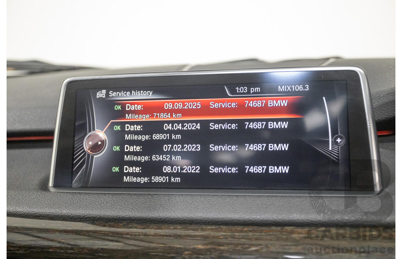 11/2013 BMW X5 xDrive30d M Sport (AWD) F15 4d Wagon Mineral White Metallic Turbo Diesel 3.0L