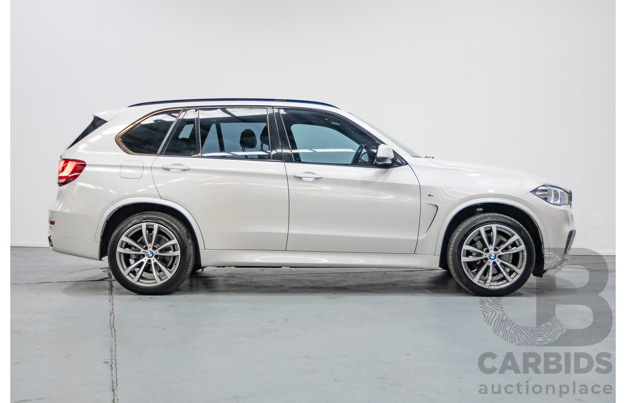 11/2013 BMW X5 xDrive30d M Sport (AWD) F15 4d Wagon Mineral White Metallic Turbo Diesel 3.0L