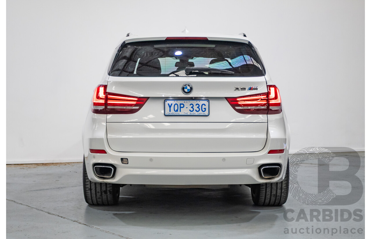 11/2013 BMW X5 xDrive30d M Sport (AWD) F15 4d Wagon Mineral White Metallic Turbo Diesel 3.0L