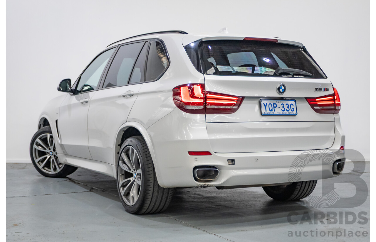 11/2013 BMW X5 xDrive30d M Sport (AWD) F15 4d Wagon Mineral White Metallic Turbo Diesel 3.0L