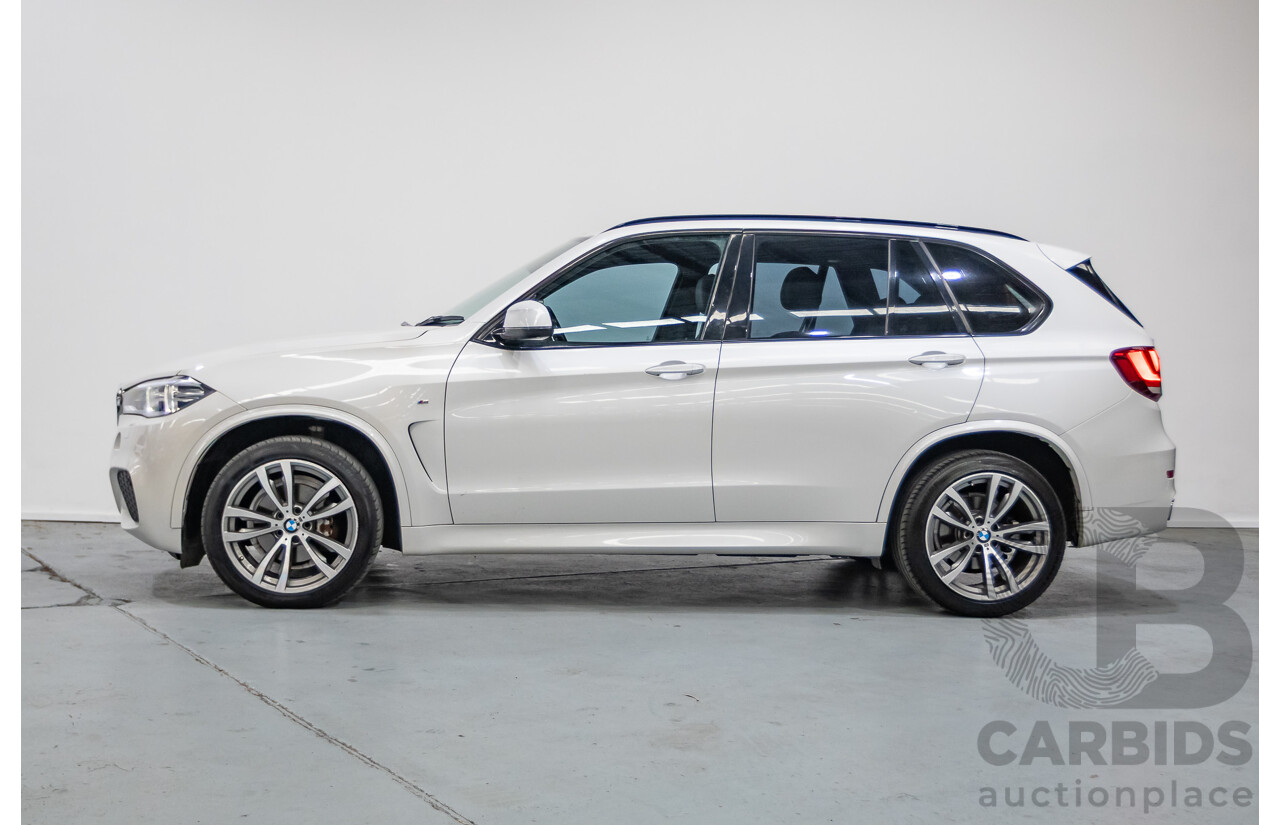 11/2013 BMW X5 xDrive30d M Sport (AWD) F15 4d Wagon Mineral White Metallic Turbo Diesel 3.0L