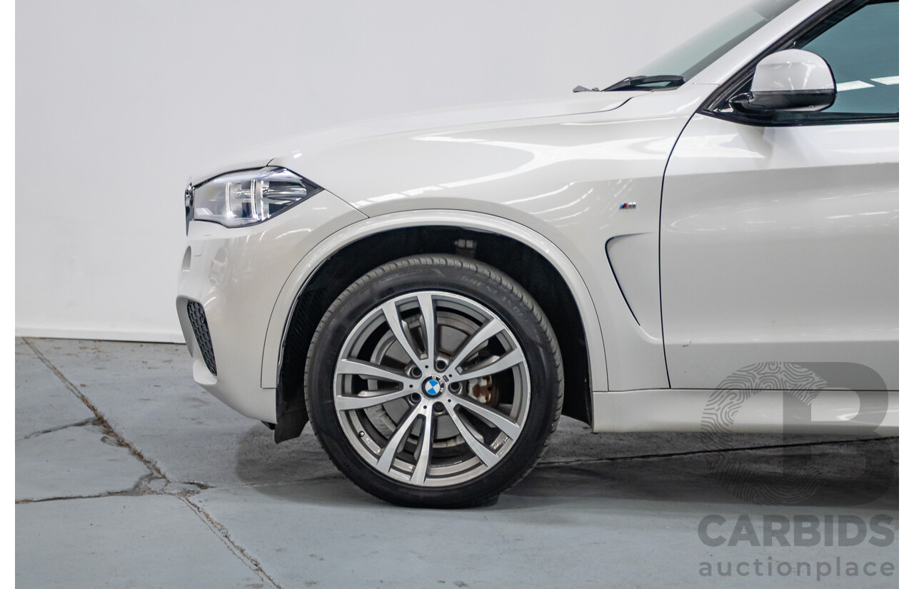 11/2013 BMW X5 xDrive30d M Sport (AWD) F15 4d Wagon Mineral White Metallic Turbo Diesel 3.0L