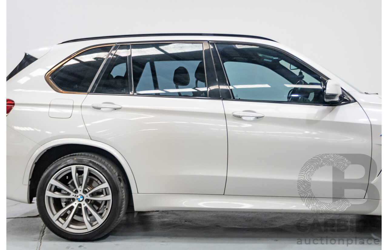 11/2013 BMW X5 xDrive30d M Sport (AWD) F15 4d Wagon Mineral White Metallic Turbo Diesel 3.0L