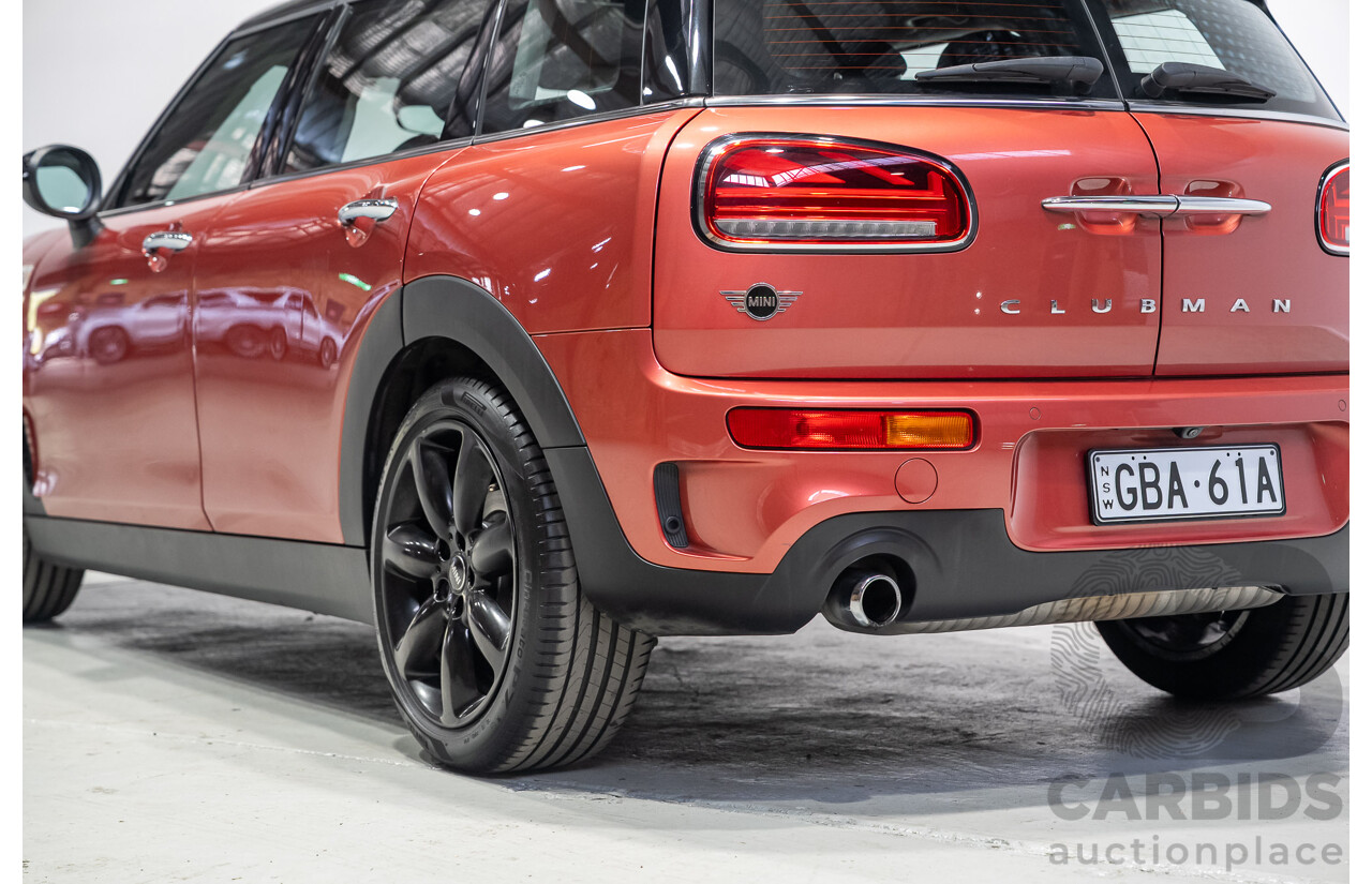 06/2020 Mini Clubman Cooper S F54 4d Wagon Indian Red Metallic Turbo 2.0L