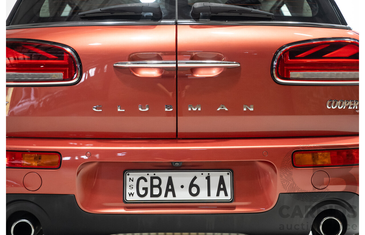 06/2020 Mini Clubman Cooper S F54 4d Wagon Indian Red Metallic Turbo 2.0L