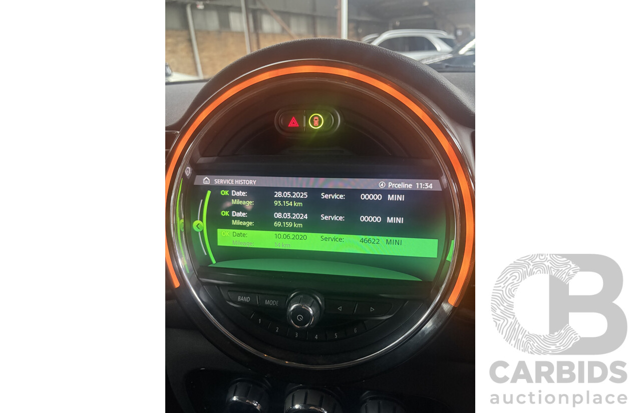 06/2020 Mini Clubman Cooper S F54 4d Wagon Indian Red Metallic Turbo 2.0L