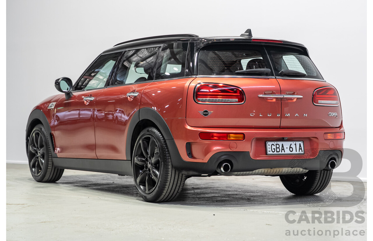 06/2020 Mini Clubman Cooper S F54 4d Wagon Indian Red Metallic Turbo 2.0L