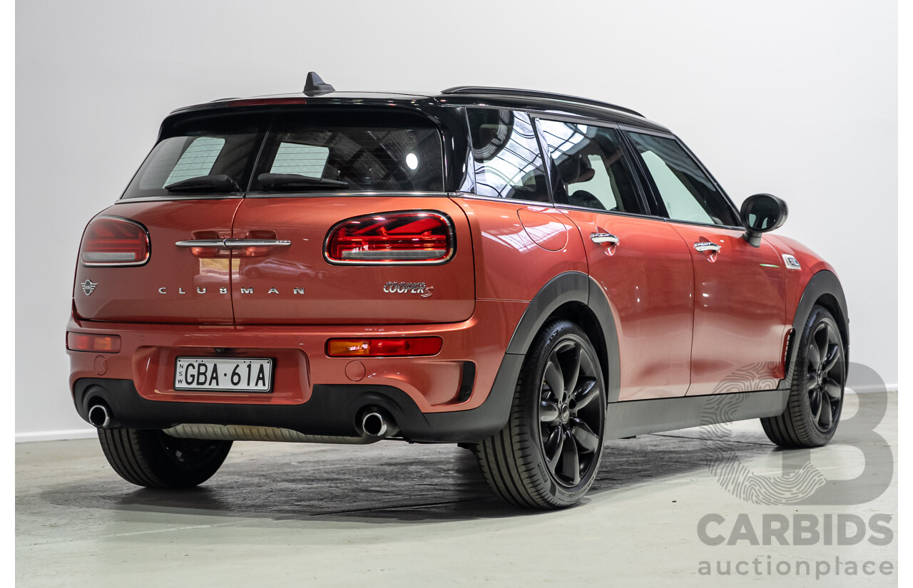 06/2020 Mini Clubman Cooper S F54 4d Wagon Indian Red Metallic Turbo 2.0L