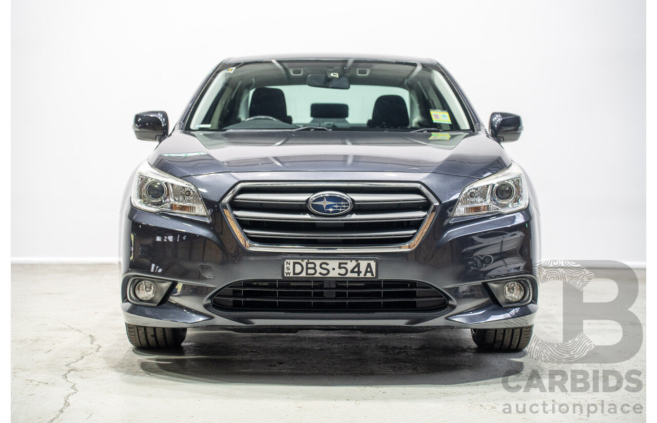 11/2015 Subaru Liberty 2.5i (AWD) MY15 4d Sedan Grey 2.5L