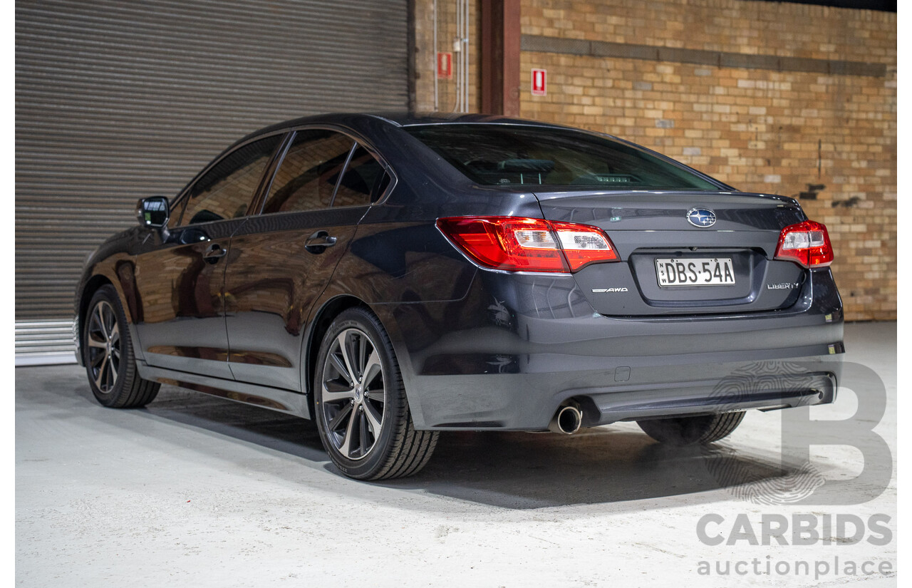 11/2015 Subaru Liberty 2.5i (AWD) MY15 4d Sedan Grey 2.5L