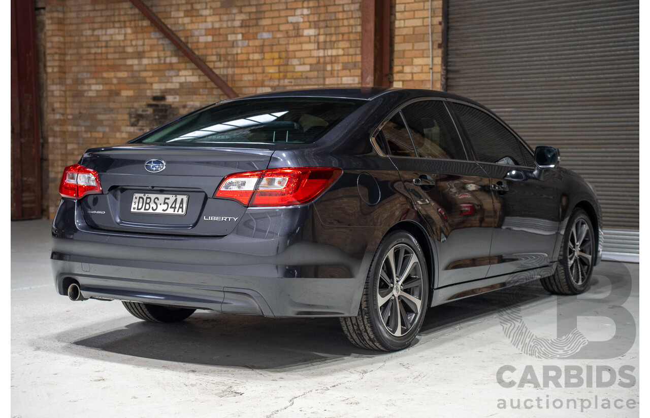 11/2015 Subaru Liberty 2.5i (AWD) MY15 4d Sedan Grey 2.5L