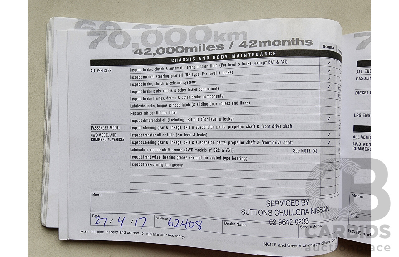 08/2012 Nissan Navara ST (4x4) D40 Dual Cab P/Up Silver 2.5L