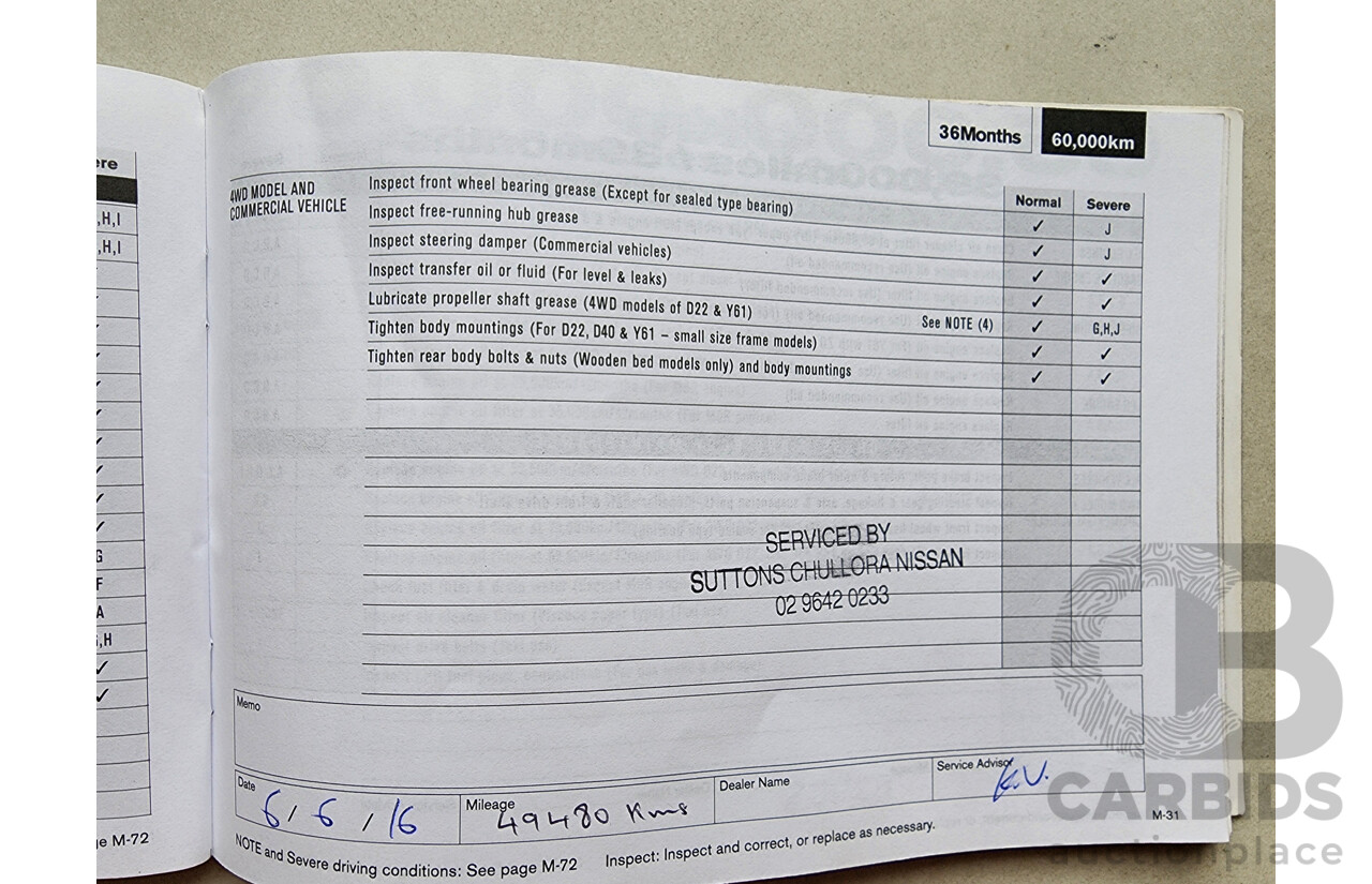 08/2012 Nissan Navara ST (4x4) D40 Dual Cab P/Up Silver 2.5L