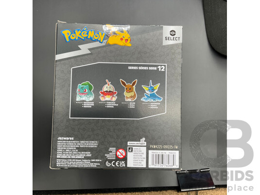 STICH Bag, Pokemon Figure, Bulls Hat - Lot of 3