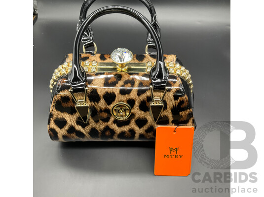 OROTON Clara Mini Bag, MTEY Leather Top Handle Handbag - Lot of 2