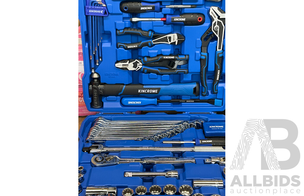 KINCROME 91 Piece Portable Tool Kit