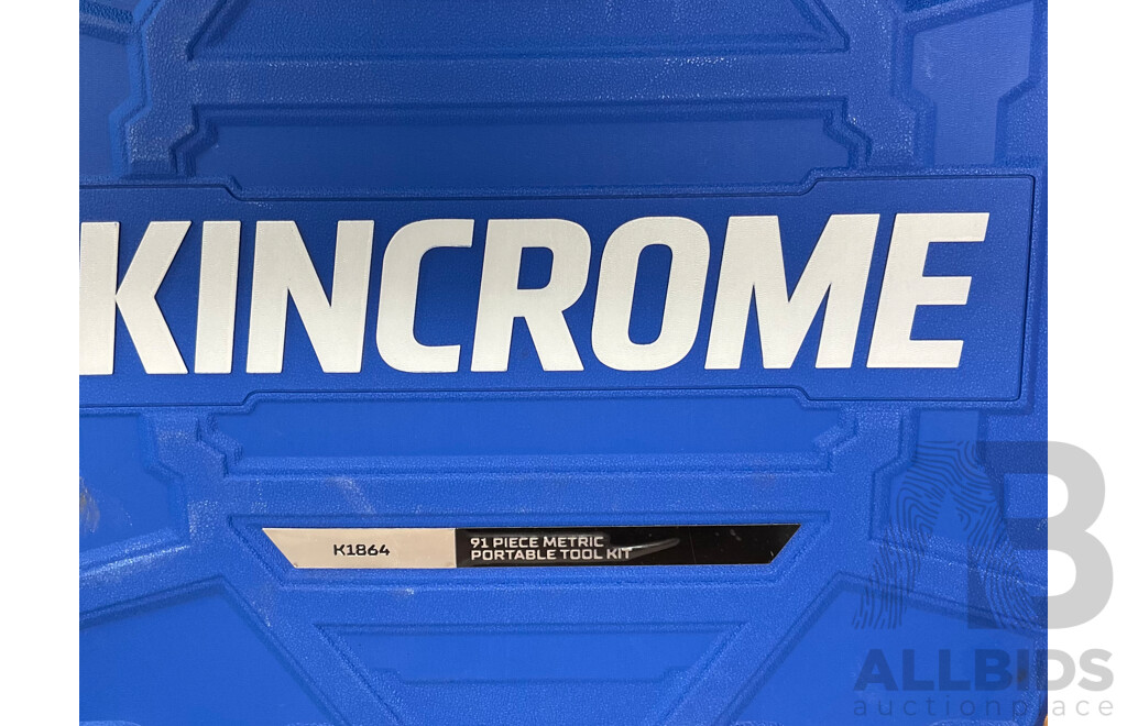 KINCROME 91 Piece Portable Tool Kit
