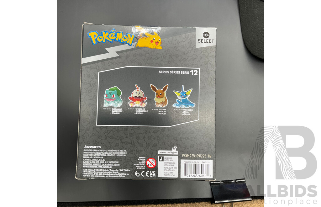 STICH Bag, Pokemon Figure, Bulls Hat - Lot of 3