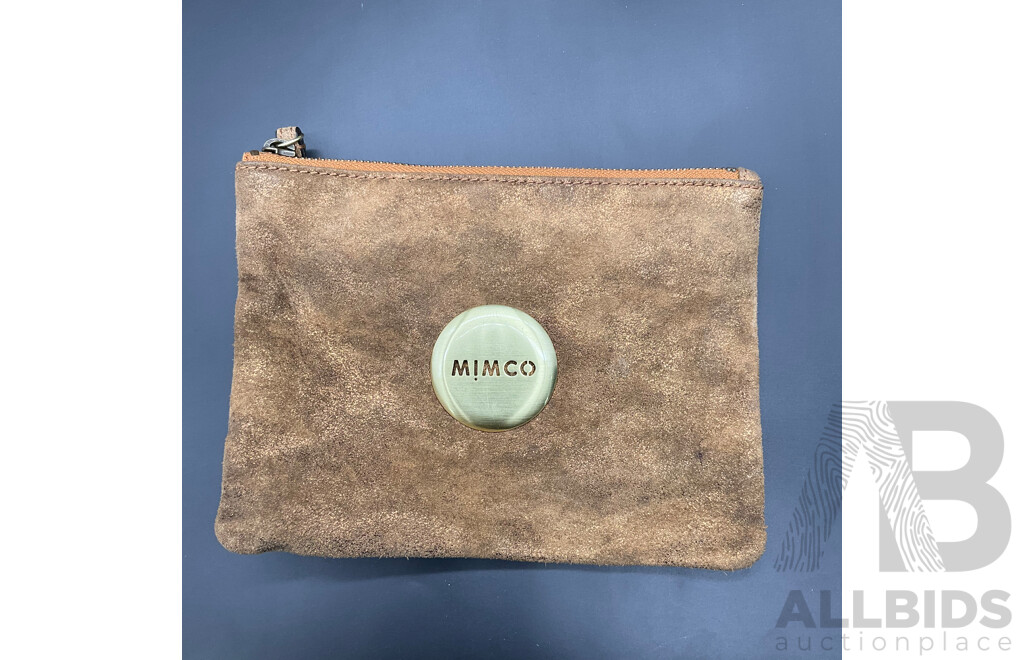MIMCO Crossbody Bag, MIMCO Leather Pouch - Lot of 2