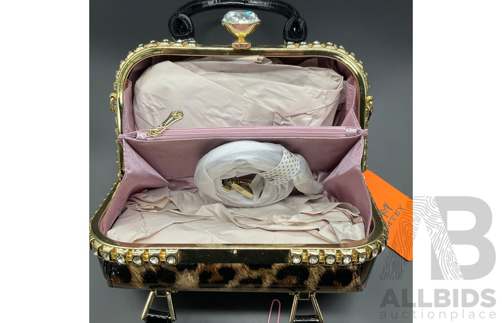 OROTON Clara Mini Bag, MTEY Leather Top Handle Handbag - Lot of 2