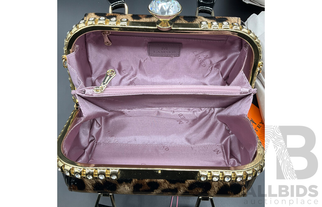 OROTON Clara Mini Bag, MTEY Leather Top Handle Handbag - Lot of 2