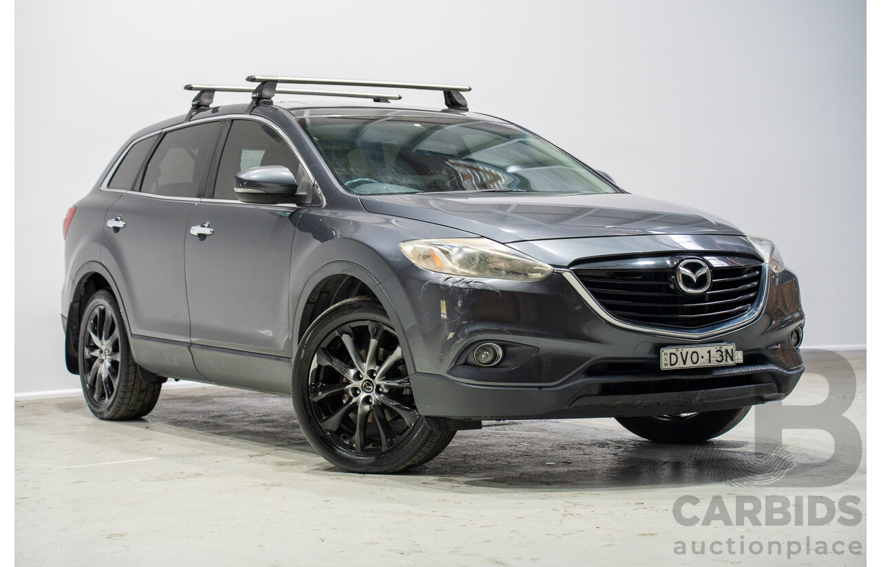 10/2015 Mazda Cx-9 LUXURY MY14 4d Wagon Grey 3.7L - 7 Seats