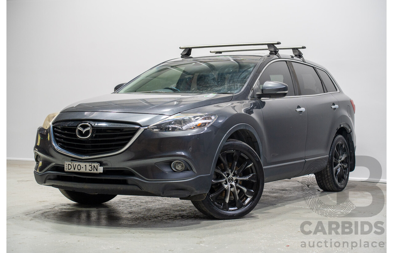 10/2015 Mazda Cx-9 LUXURY MY14 4d Wagon Grey 3.7L - 7 Seats