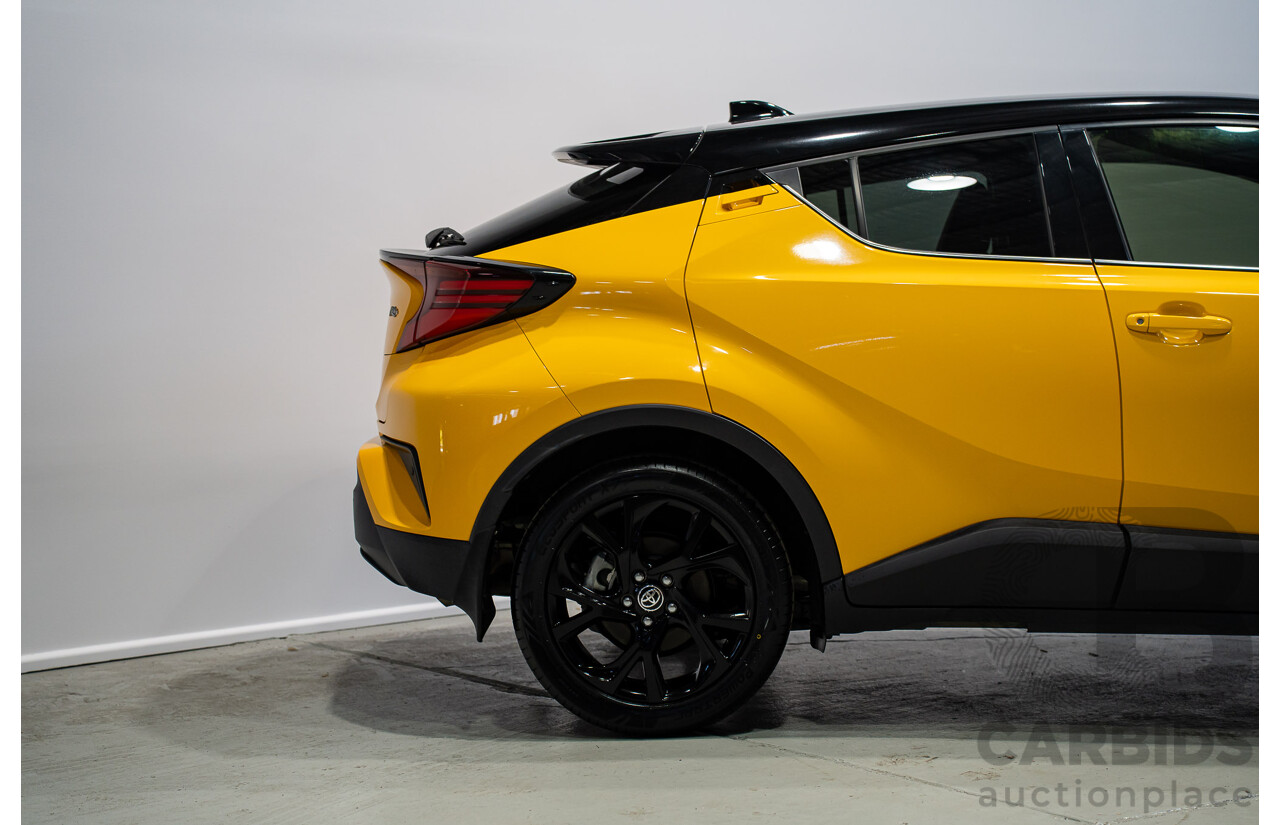 05/2022 Toyota C-HR KOBA NGX10R 4d Wagon Yellow and Black Turbo 1.2L