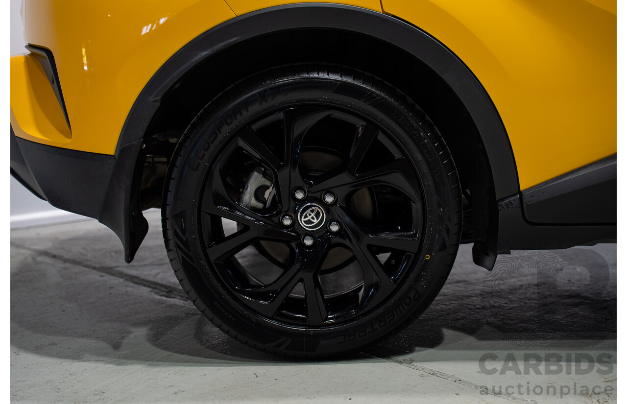 05/2022 Toyota C-HR KOBA NGX10R 4d Wagon Yellow and Black Turbo 1.2L