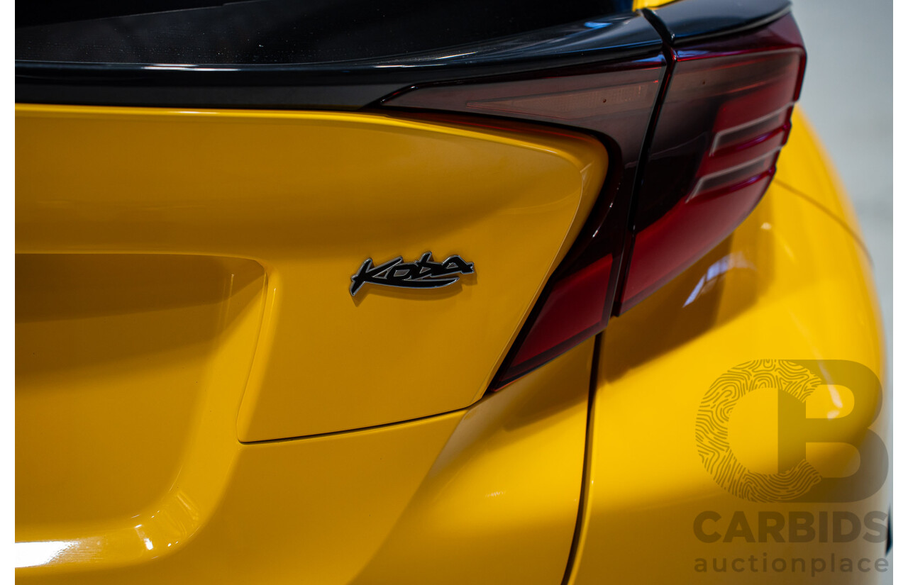 05/2022 Toyota C-HR KOBA NGX10R 4d Wagon Yellow and Black Turbo 1.2L