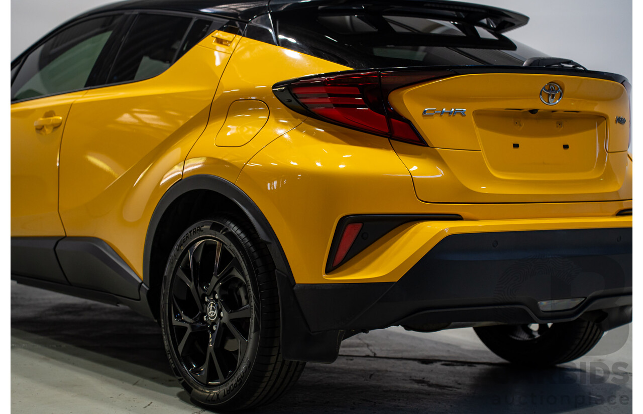 05/2022 Toyota C-HR KOBA NGX10R 4d Wagon Yellow and Black Turbo 1.2L