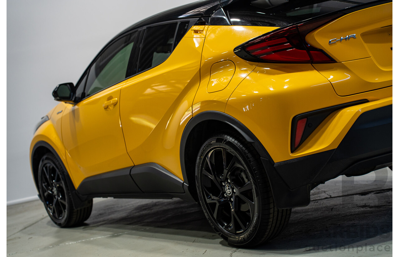 05/2022 Toyota C-HR KOBA NGX10R 4d Wagon Yellow and Black Turbo 1.2L