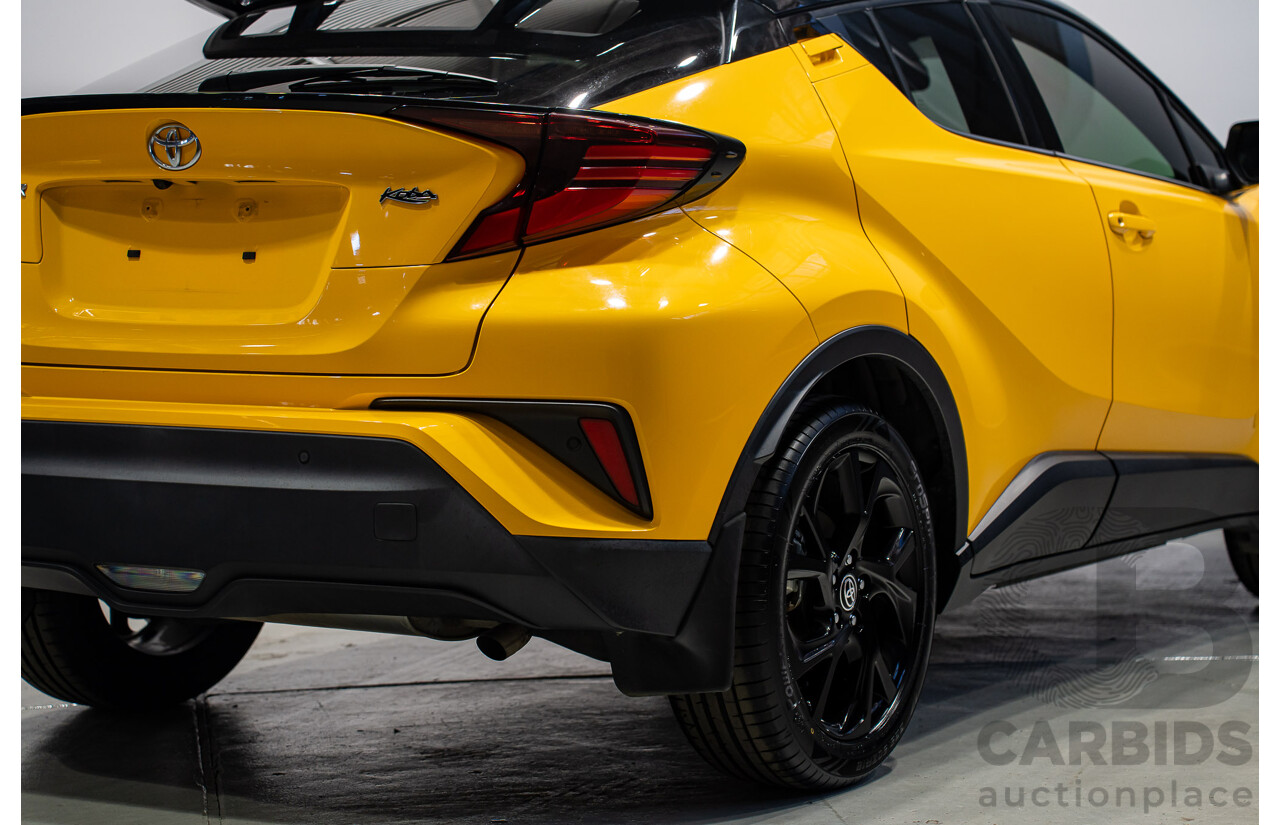 05/2022 Toyota C-HR KOBA NGX10R 4d Wagon Yellow and Black Turbo 1.2L