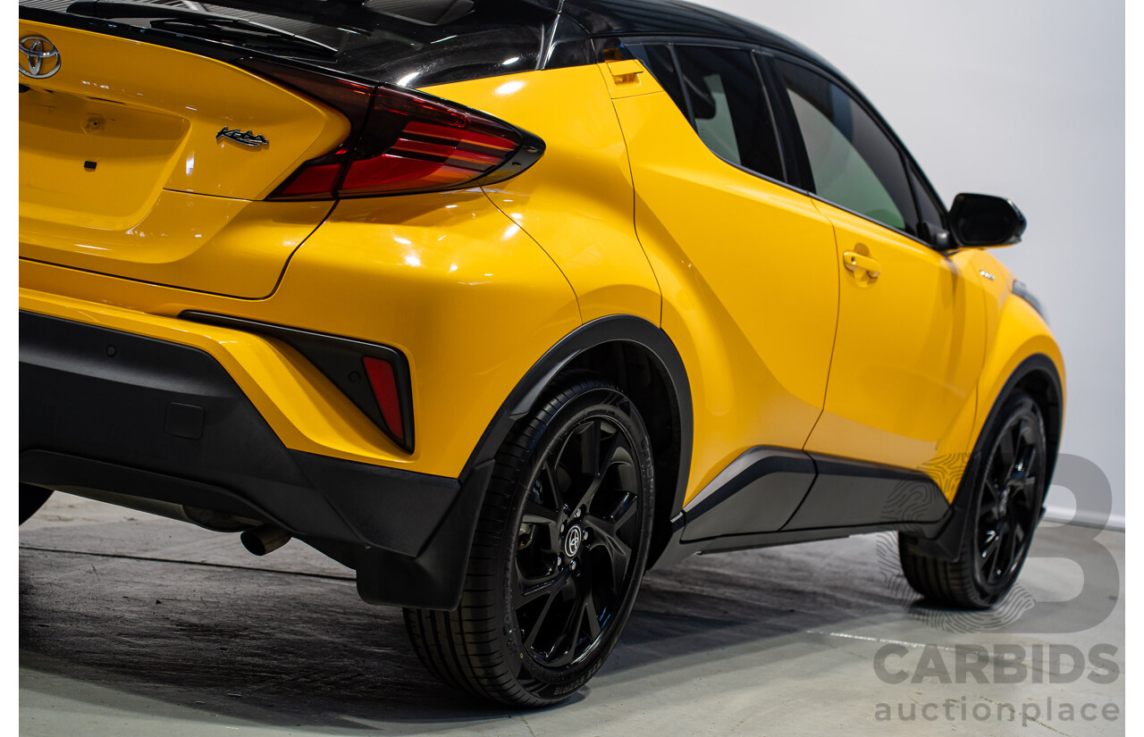 05/2022 Toyota C-HR KOBA NGX10R 4d Wagon Yellow and Black Turbo 1.2L
